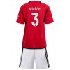 Original Trikotsatz Manchester United Bailly 3 Heimtrikot 2023-24 Für Kinder